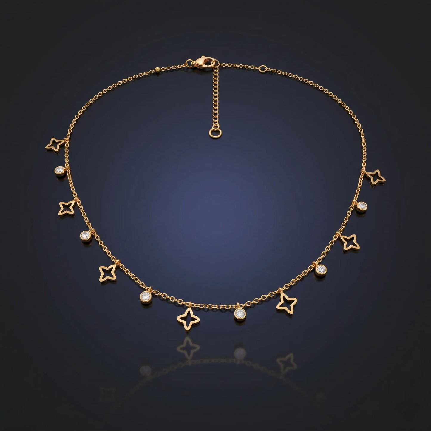 Luxora Celestial Charm Dangle Necklace