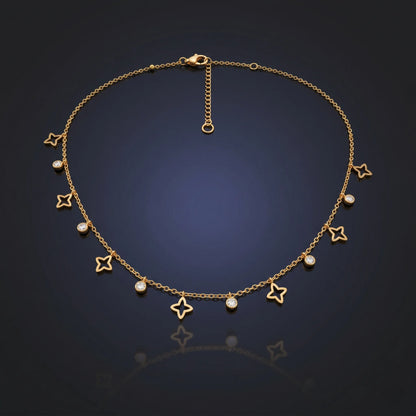 Luxora Celestial Charm Dangle Necklace
