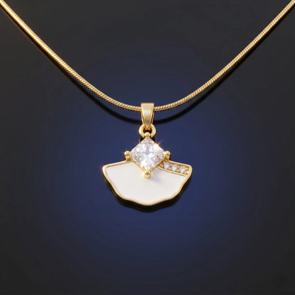 Luxora Celestial Bloom Crystal Pendant