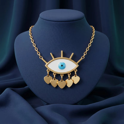 Luxora Guardian Eye Charm Necklace