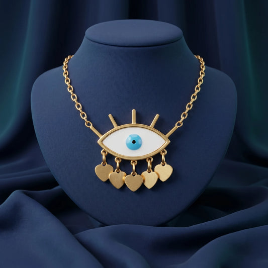 Luxora Guardian Eye Charm Necklace