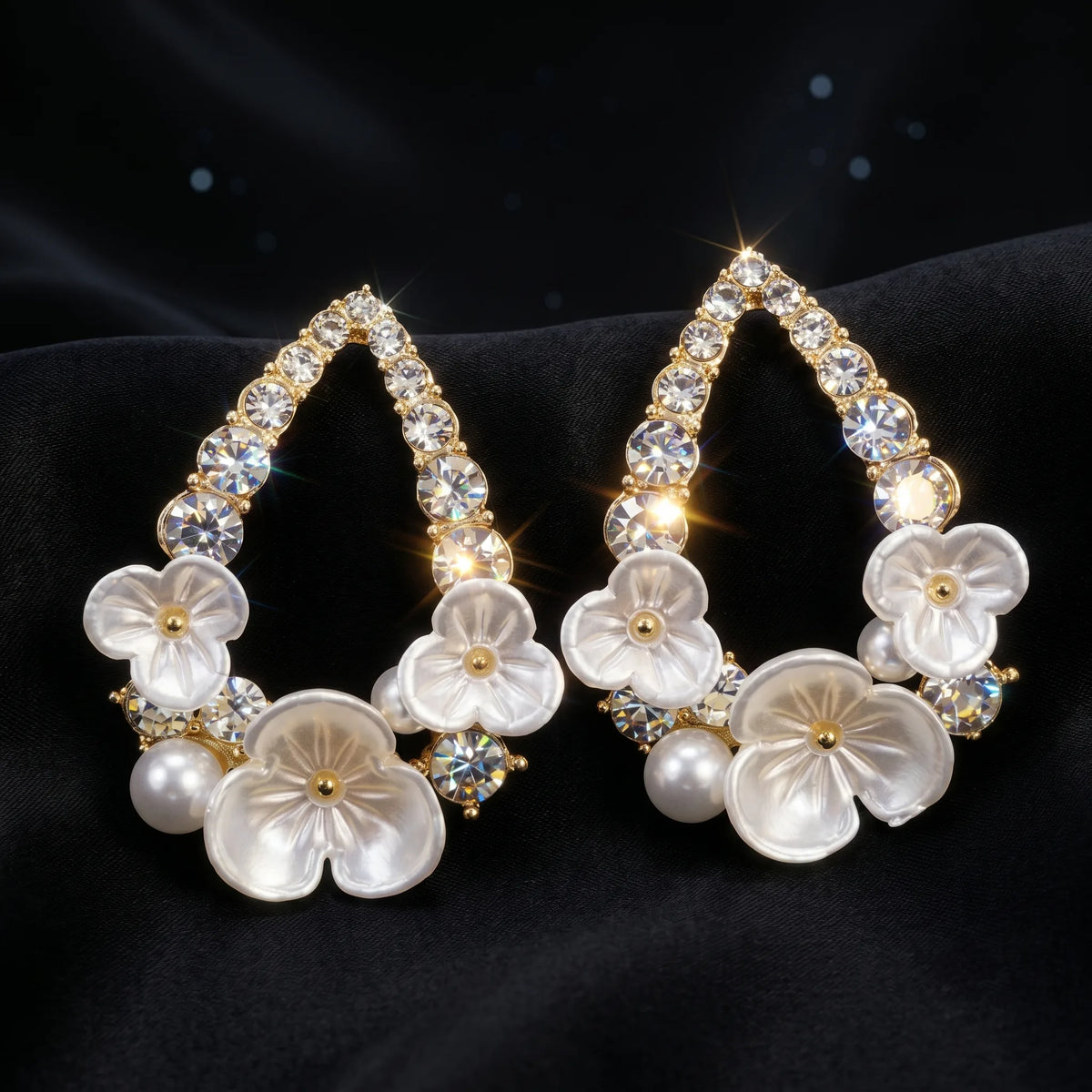 Luxora Pearl Blossom Luxe Earrings