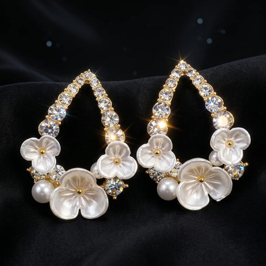 Luxora Pearl Blossom Luxe Earrings