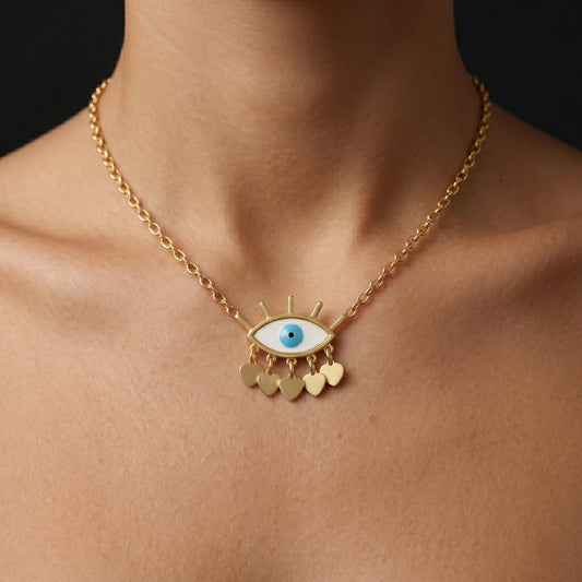 Luxora Guardian Eye Charm Necklace