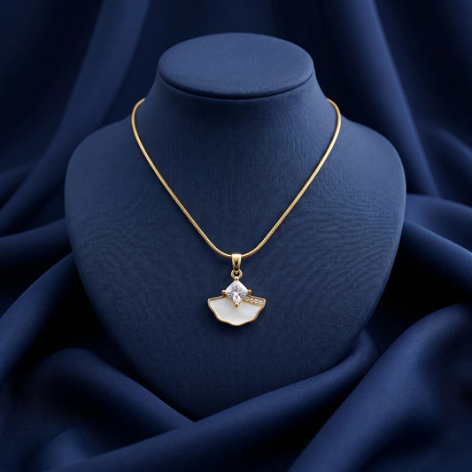Luxora Celestial Bloom Crystal Pendant