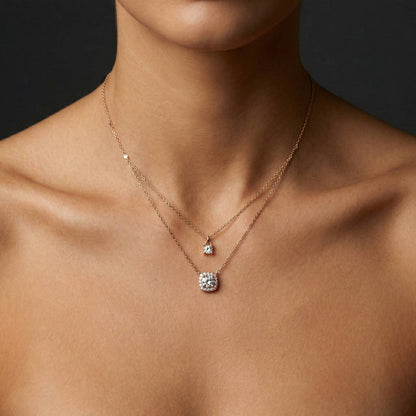 Luxora Dual Layer Square Solitaire