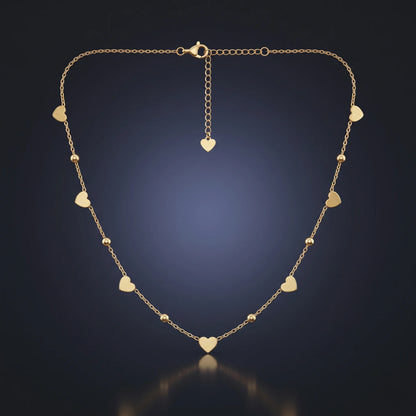 Luxora Forever Hearts Charm Necklace