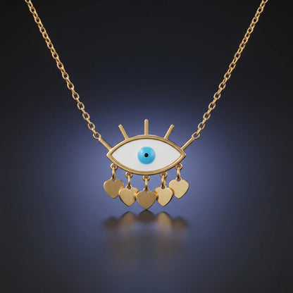 Luxora Guardian Eye Charm Necklace