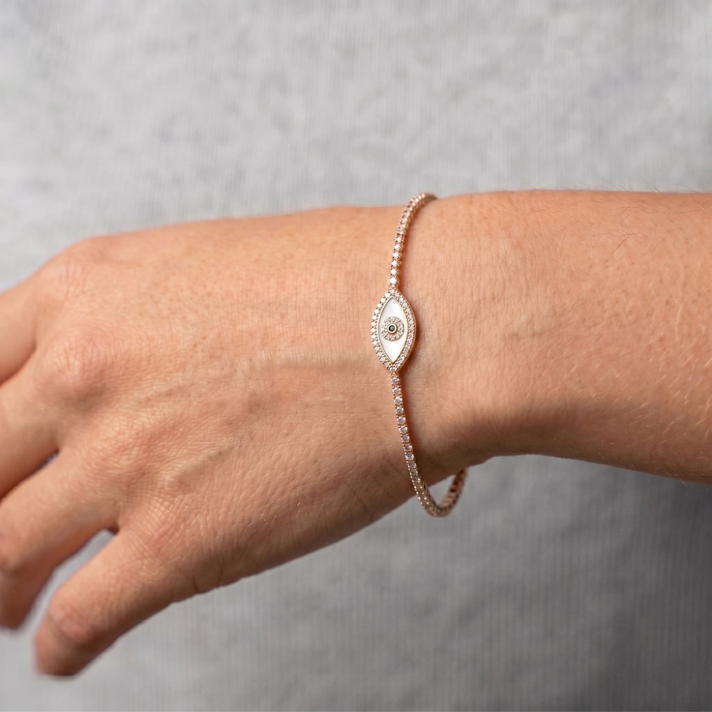 Luxora Guardian Eye Tennis Bracelet