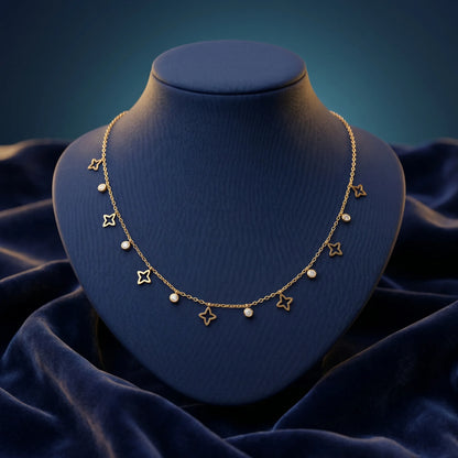 Luxora Celestial Charm Dangle Necklace