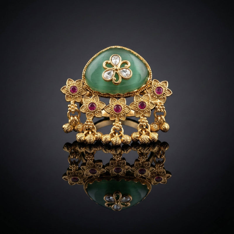 Luxora Kundan Detailing Ring