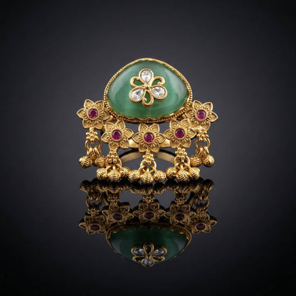 Luxora Kundan Detailing Ring