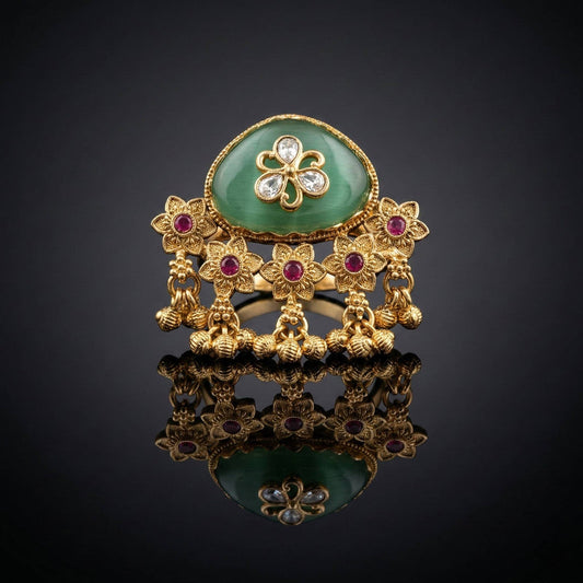 Luxora Kundan Detailing Ring
