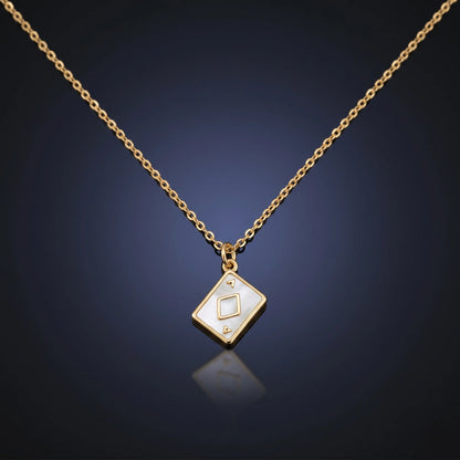 Luxora Ace of Elegance Playing Card Pendant