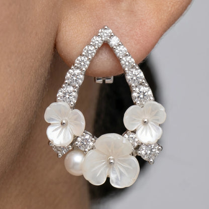 Luxora Pearl Blossom Luxe Earrings