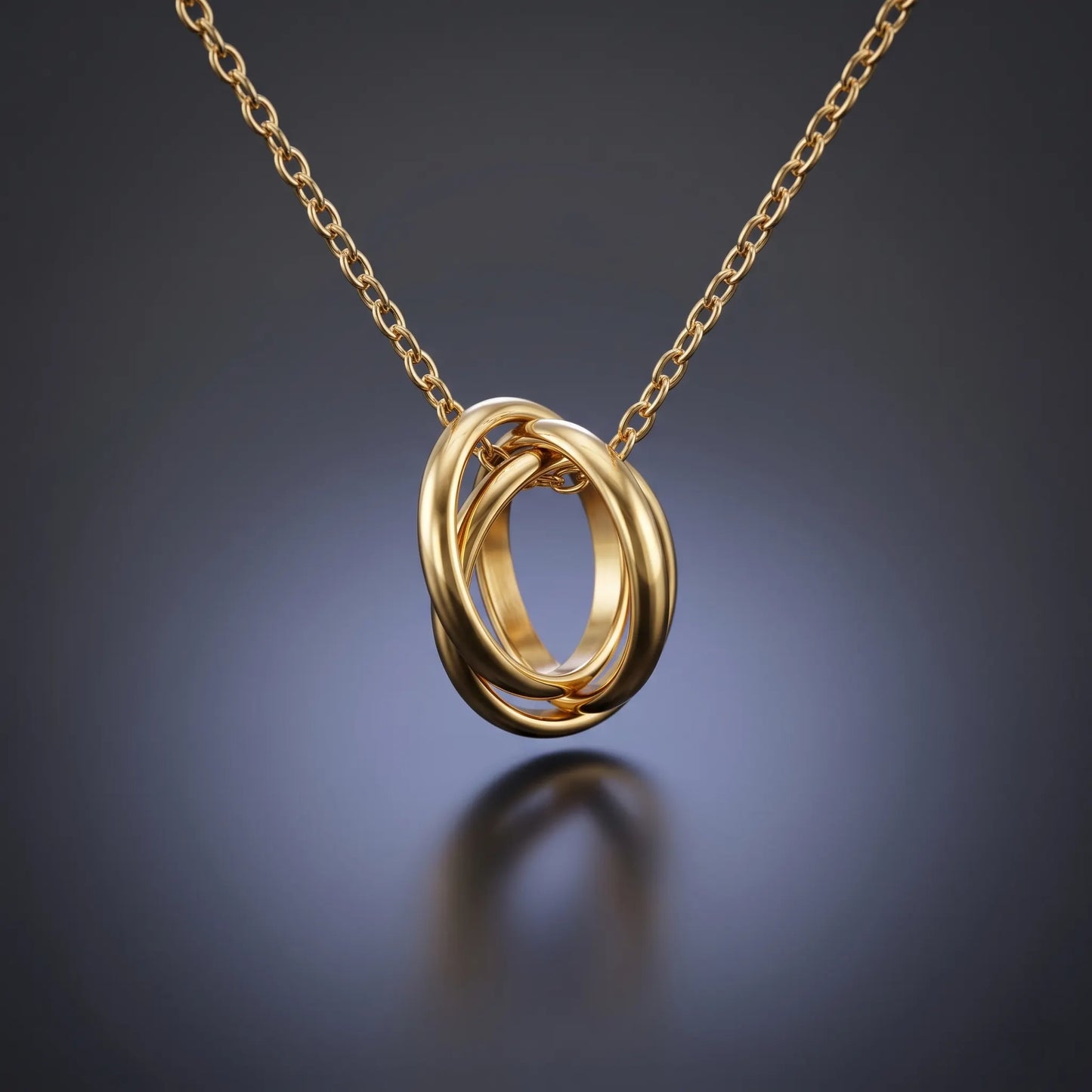 Luxora Infinity Orbit Pendant Necklace