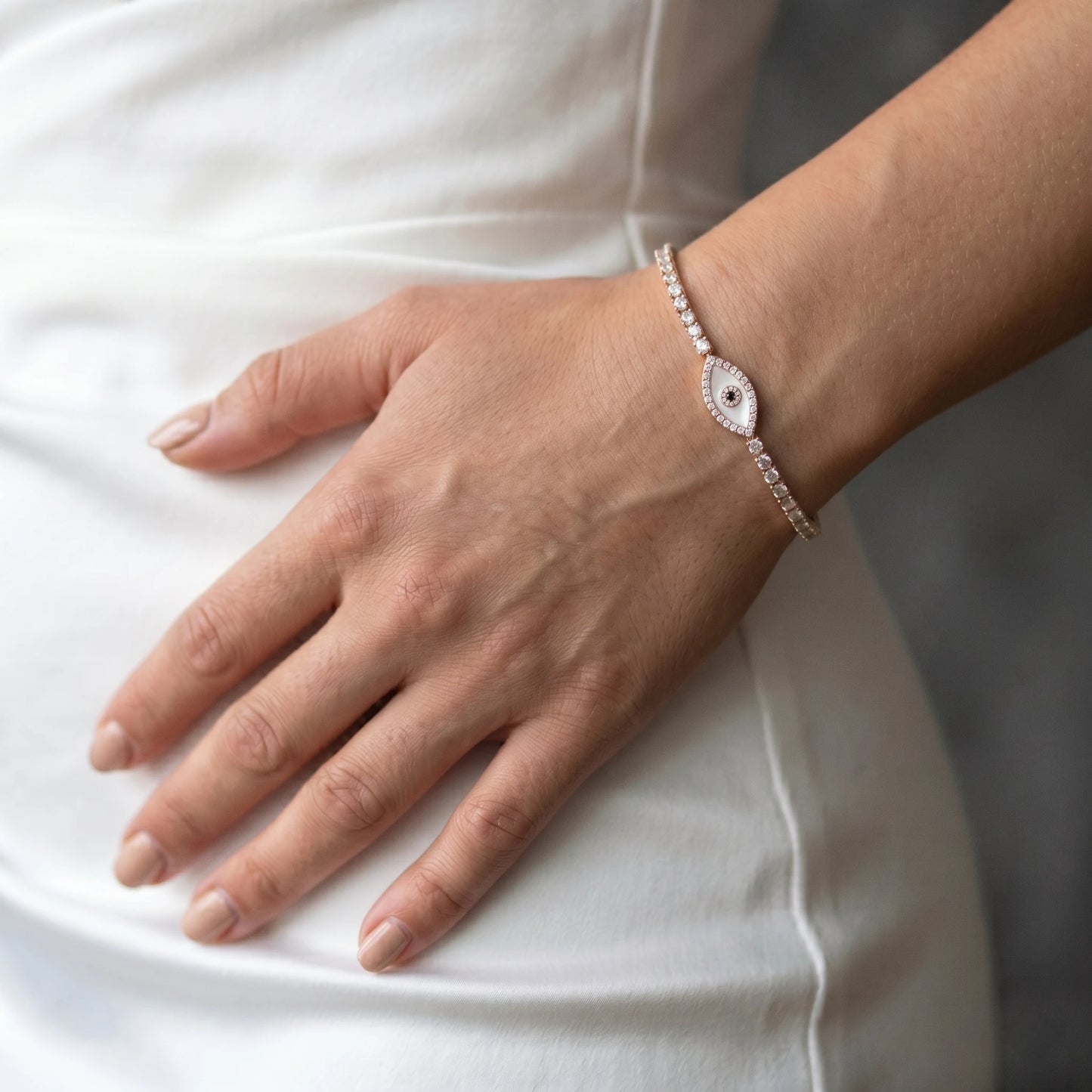 Luxora Guardian Eye Tennis Bracelet