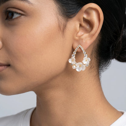 Luxora Pearl Blossom Luxe Earrings