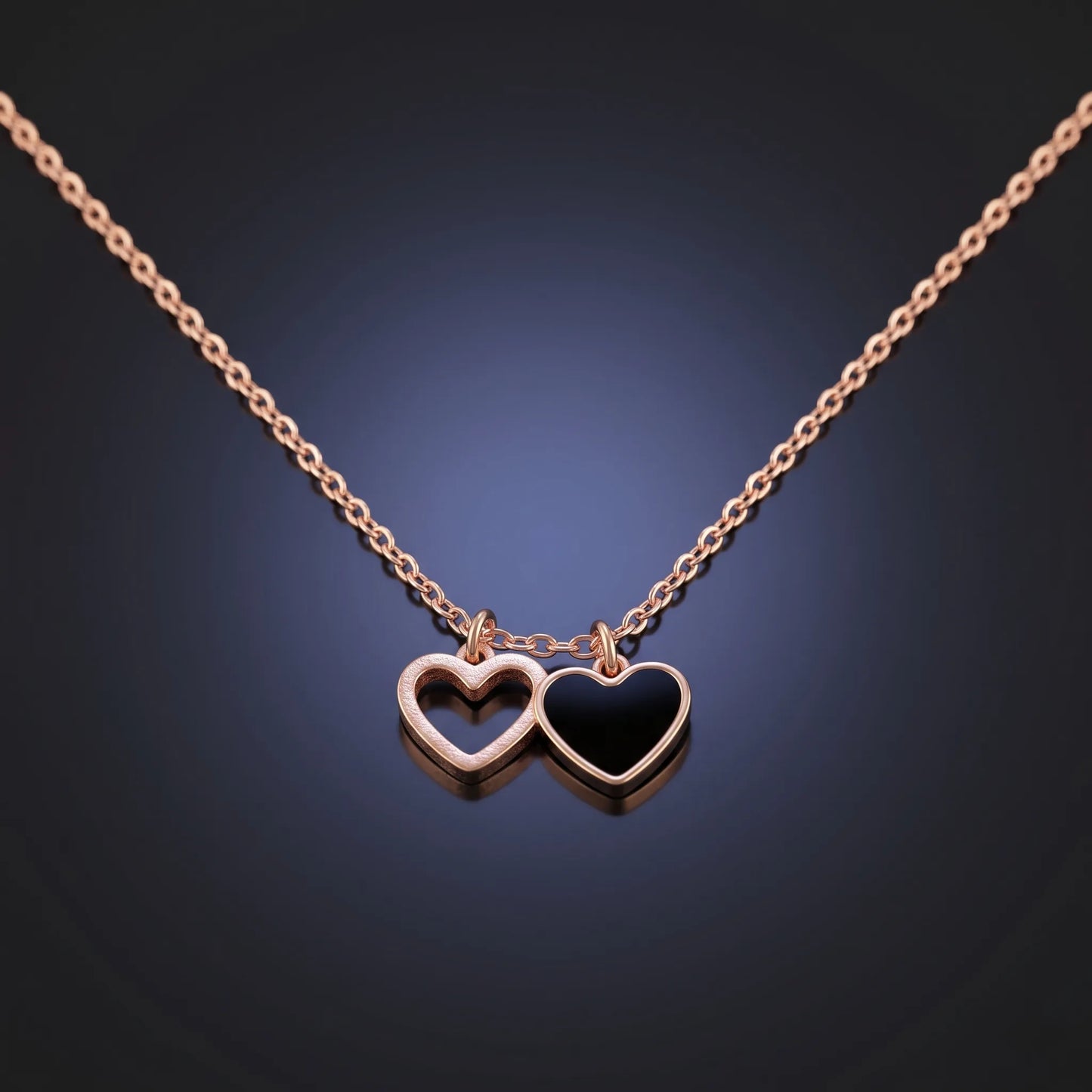 Luxora Eternal Double Heart Pendant