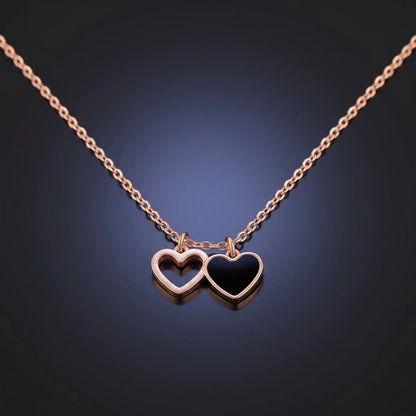 Luxora Eternal Double Heart Pendant