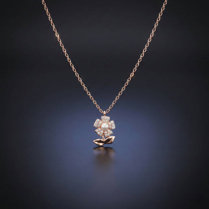 Luxora Single Flower with Pearl