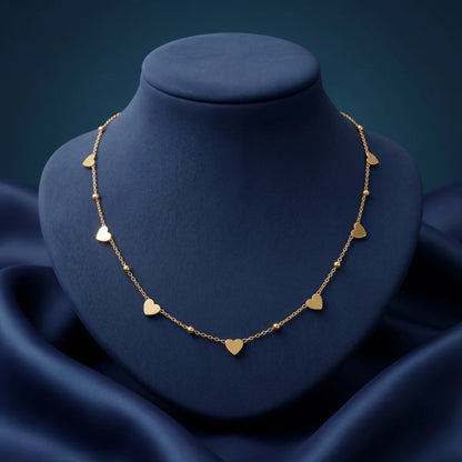 Luxora Forever Hearts Charm Necklace