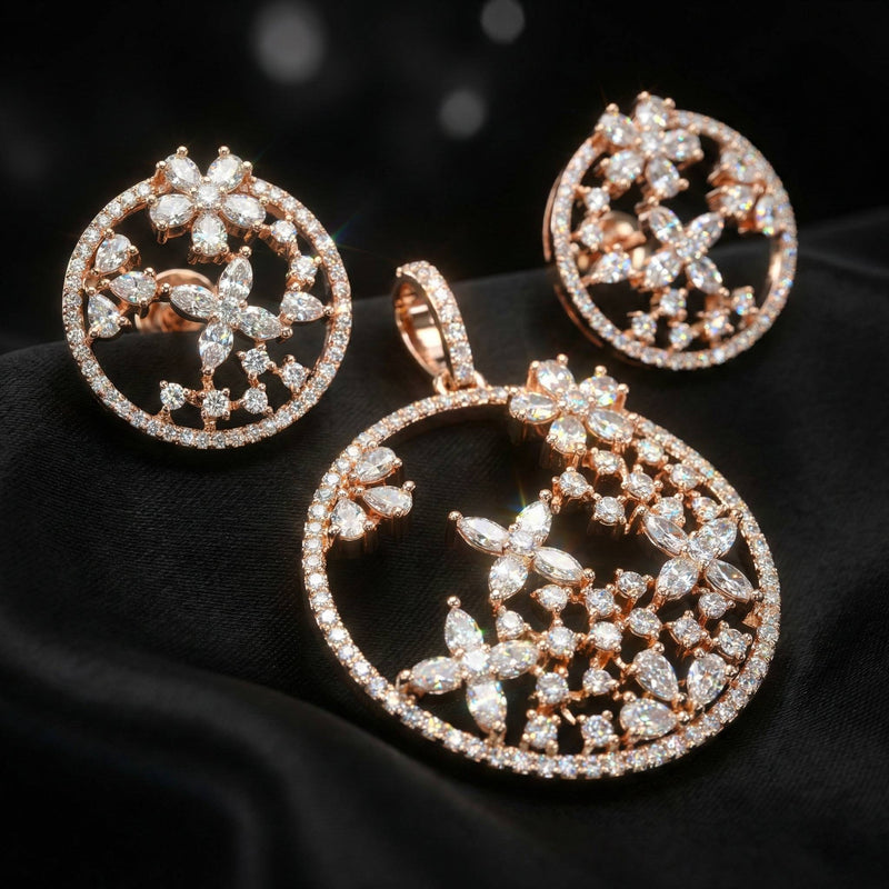Luxora Circle with Floral Motifs