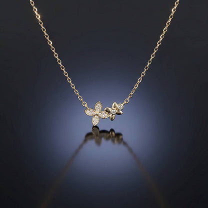 Luxora Two Florals with Diamonds
