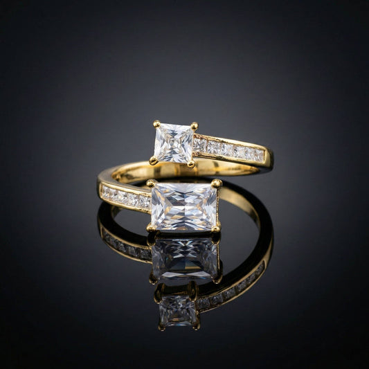 Luxora Modern Gold Wrap RIng