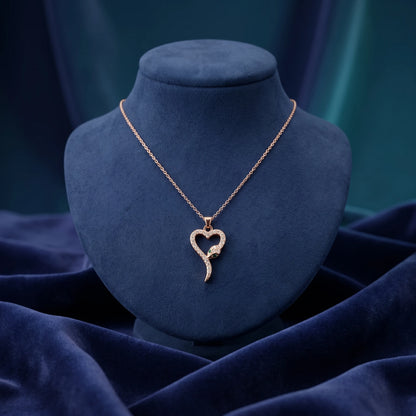 Luxora Serpent Heart Elegance Pendant