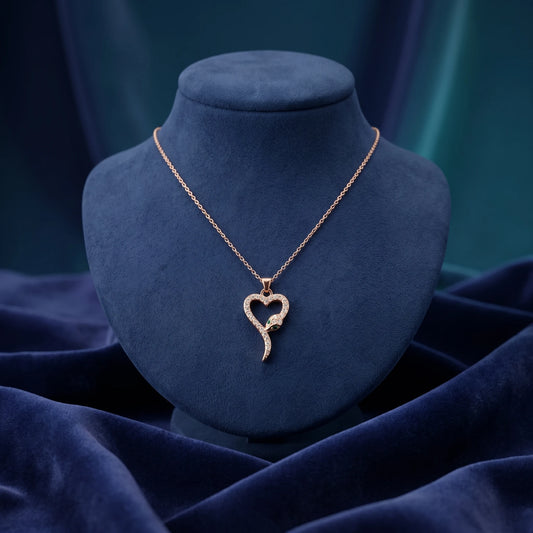 Luxora Serpent Heart Elegance Pendant