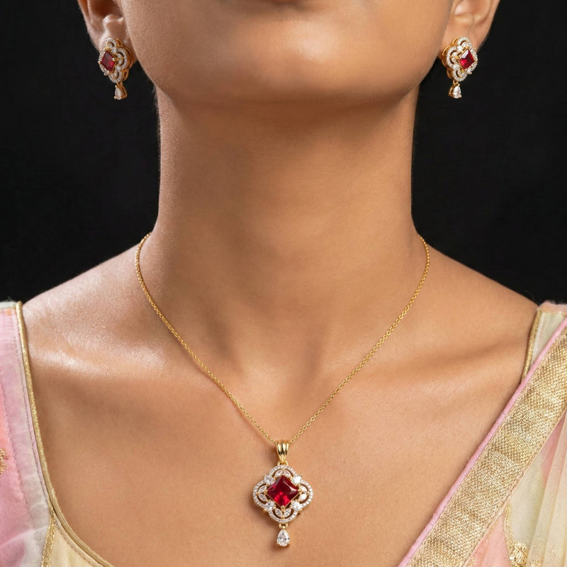 Luxora Ruby Diamond Clove Design