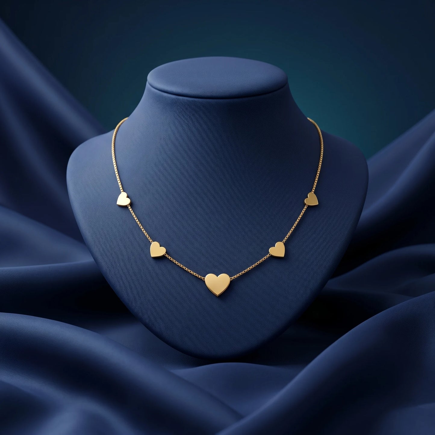 Luxora Endless Love Heart Charm Necklace