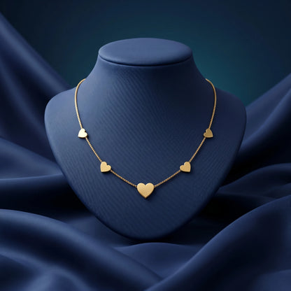 Luxora Endless Love Heart Charm Necklace